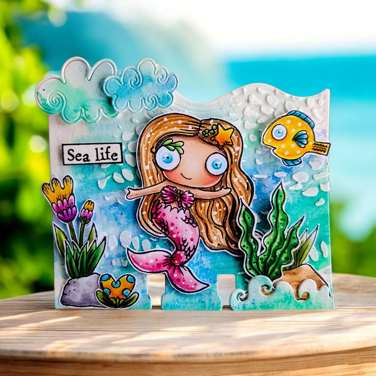 AALL and Create TP-855 Ocean Girl Clear Stempelset A7