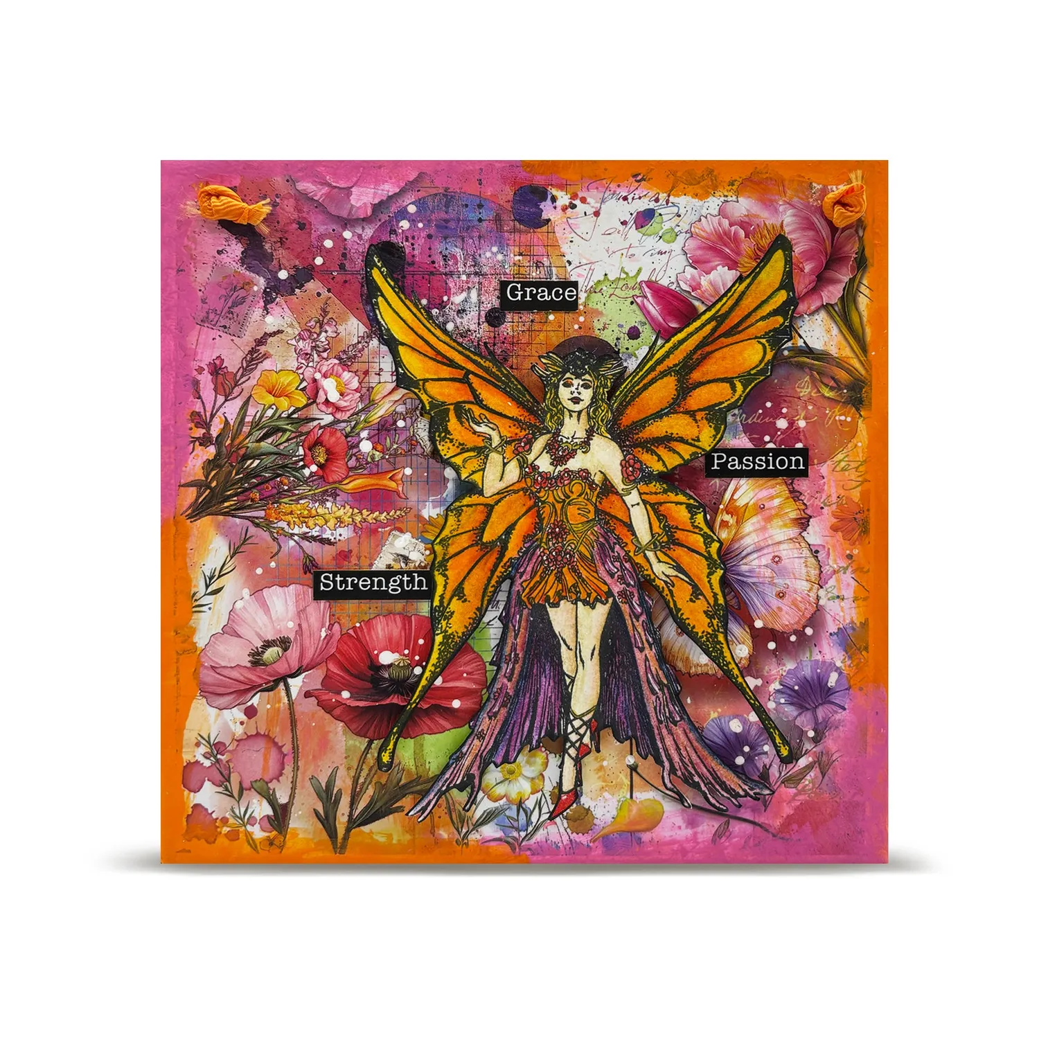 AALL and Create RO-23 Dancing Poppies Rub-Ons A5