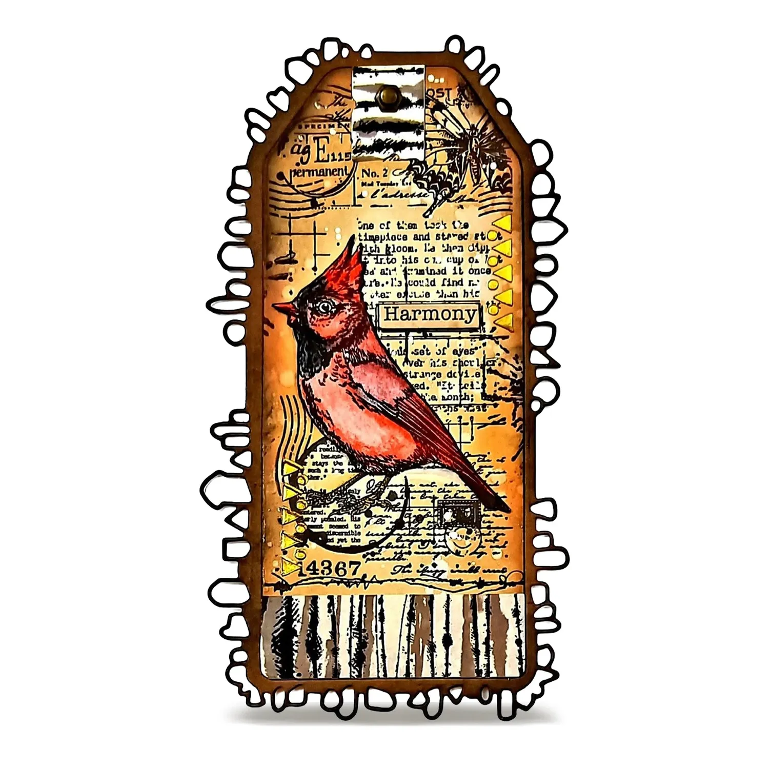 AALL and Create TP-1352 Cardinal Stare Stempel A7 Vogel