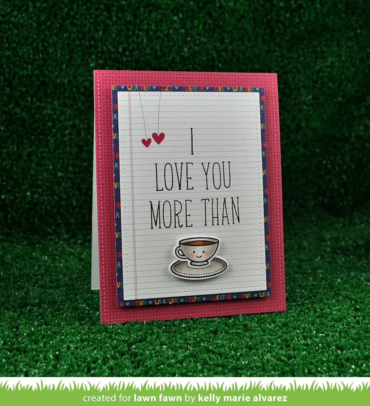 Lawn Fawn Violet's ABCs Clear-Stempel Alphabet 73-teilig