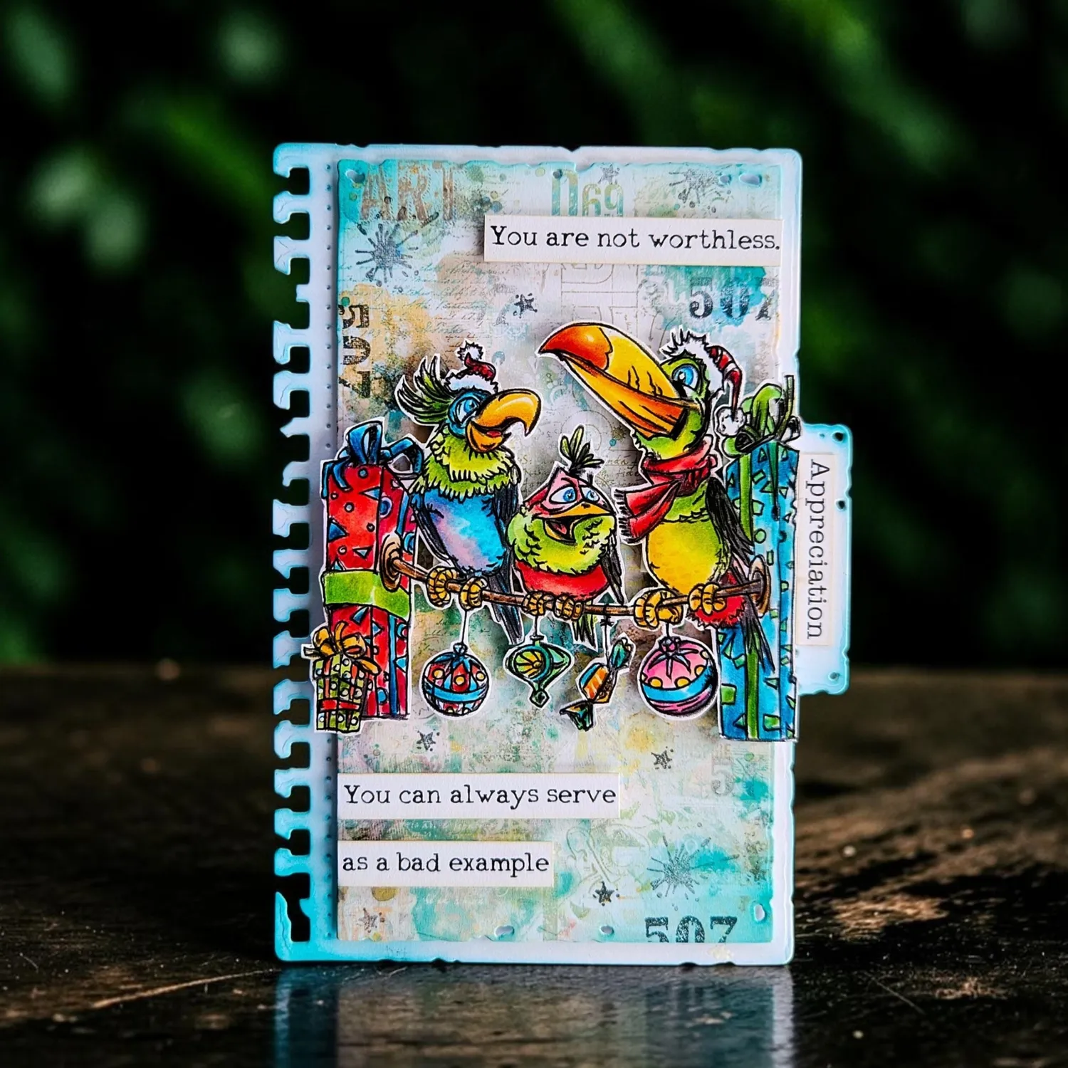 AALL and Create TP-1495 Tweet Treats Stempelset A6 Weihnachten