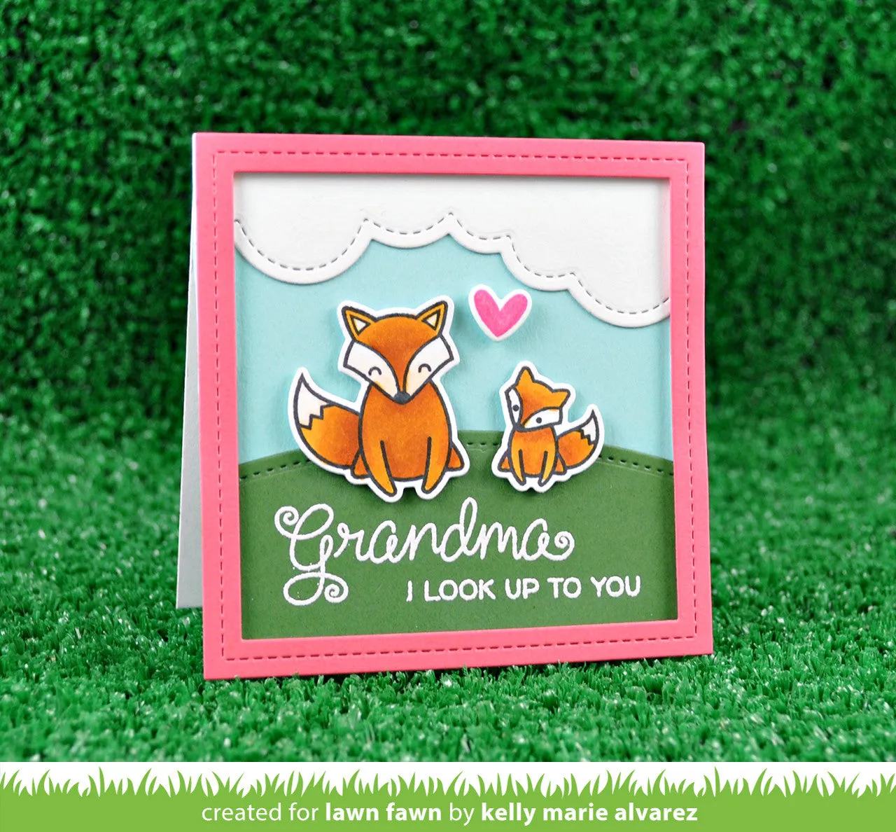 Lawn Fawn Stitched Square Frames Lawn Cuts Stanzen Rahmen
