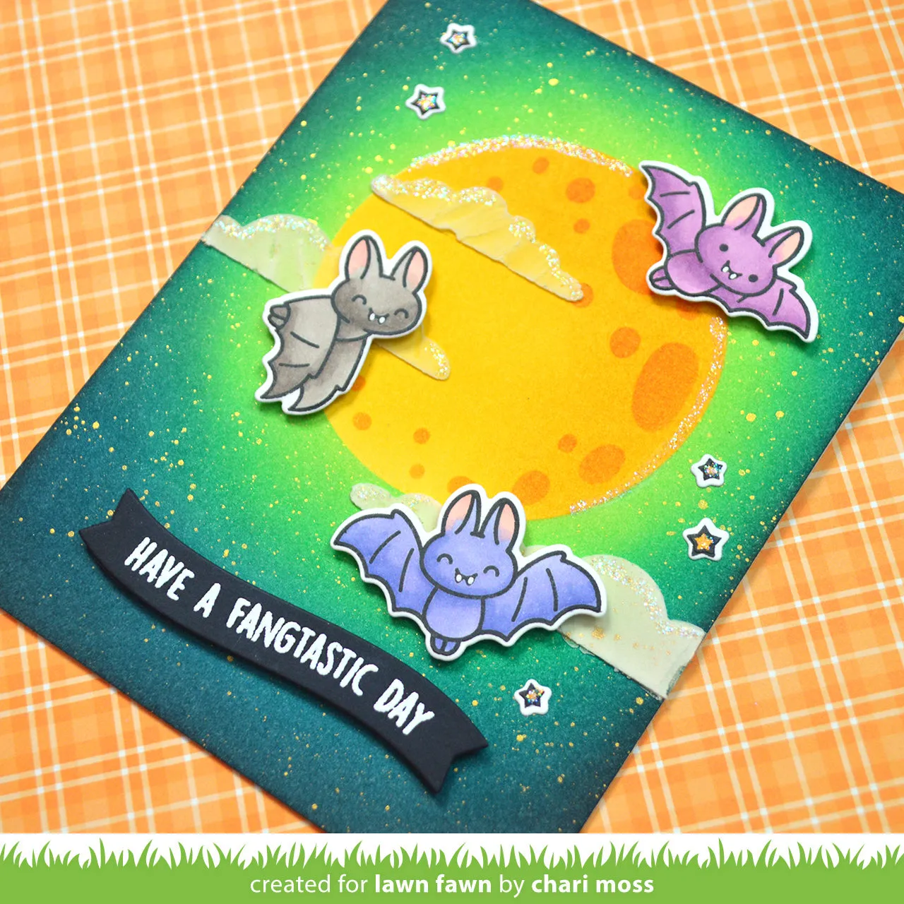 Lawn Fawn Nighttime Sky Schablone 15x15 Nachthimmel