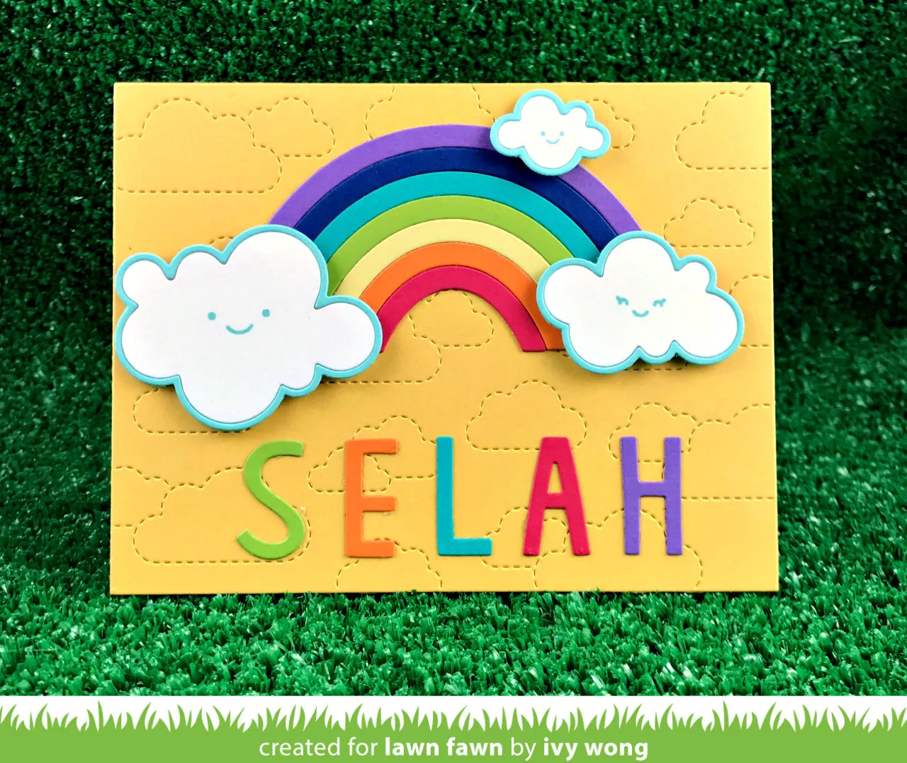 Lawn Fawn Rainbow Stanzschablonen Regenbogen 7-teilig