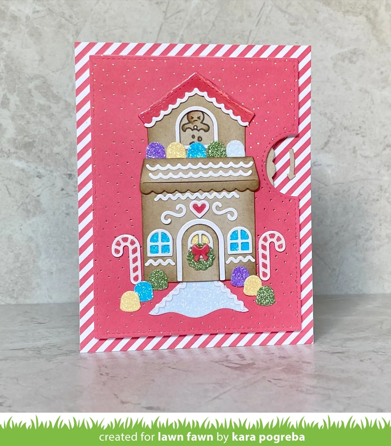 Lawn Fawn Tiny Gingerbread Stempelset Mini Weihnachten