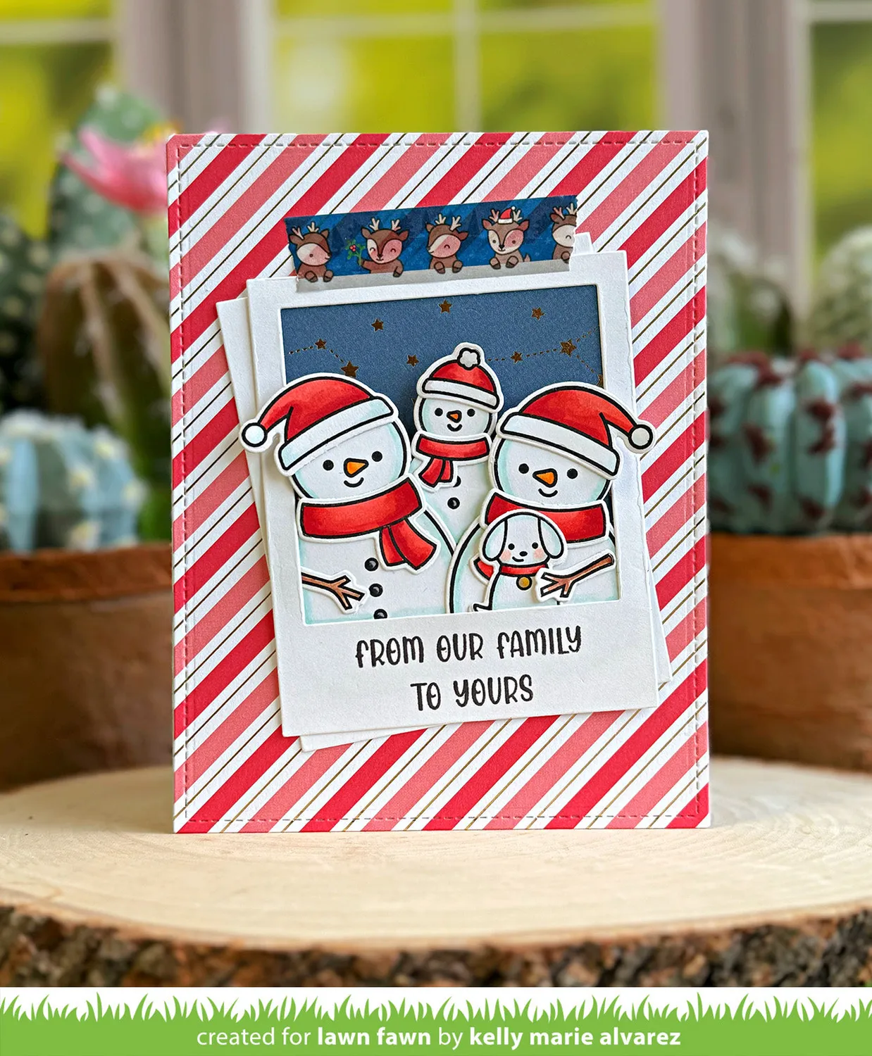 Lawn Fawn Candy Cane Lane Petite Papierblock 6x6 36 Blatt
