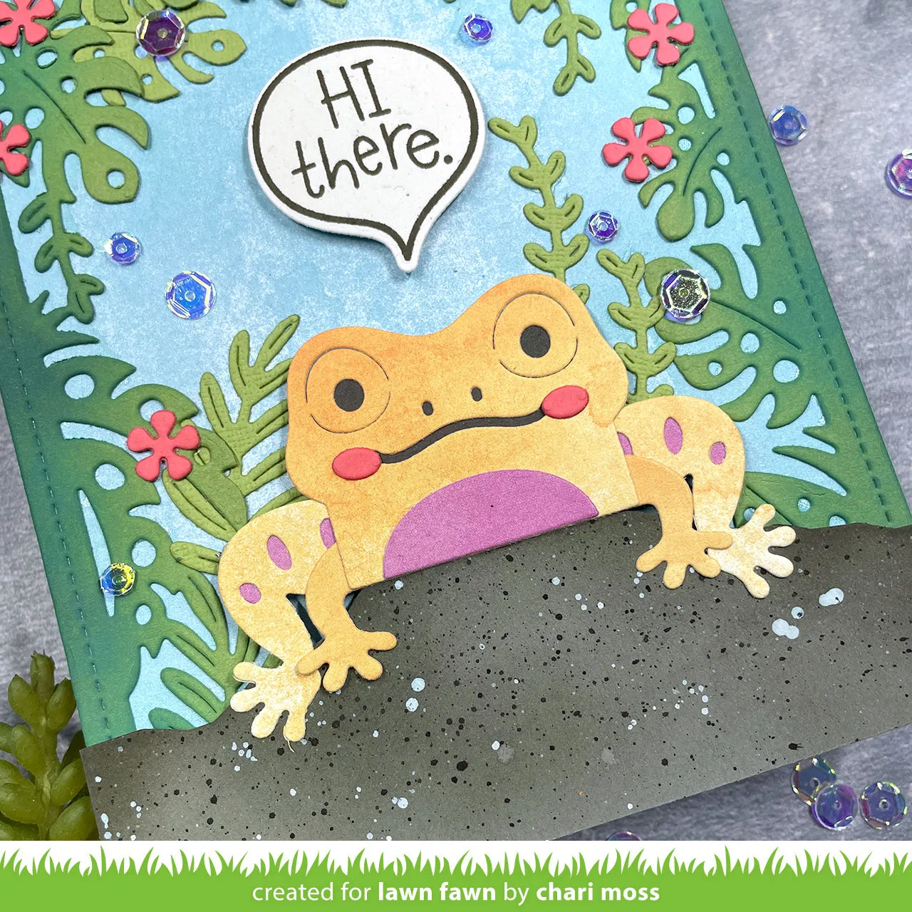 Lawn Fawn Tiny Gift Box Lizard Snake Stanzschablonen Add-On