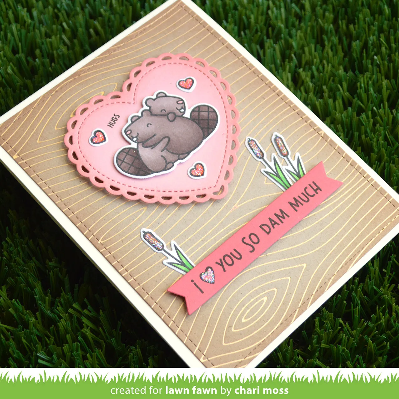 Lawn Fawn So Dam Much Clear Stamps Stempelset Biber