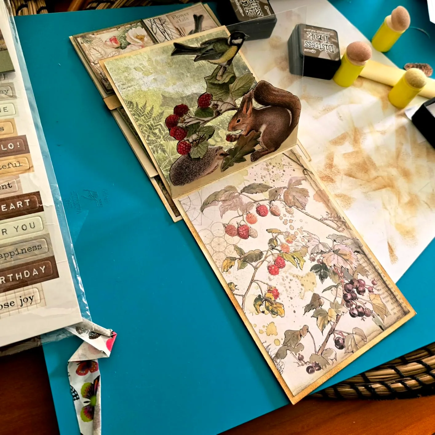 Stamperia Forest Scrapbookpapier 20,3x20,3cm 8x8“ beidseitig
