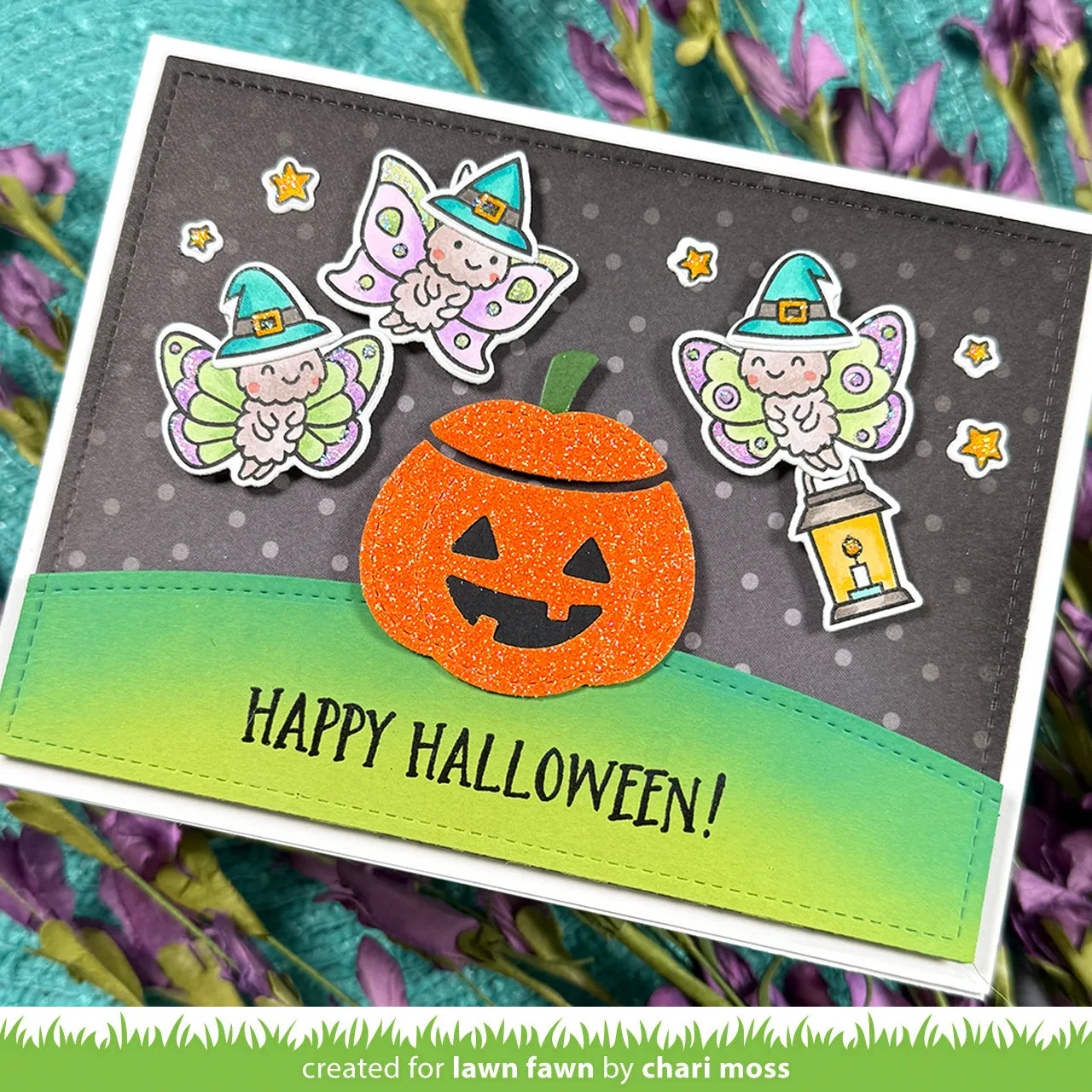 Lawn Fawn All the Witch Hats Stempelset Halloween