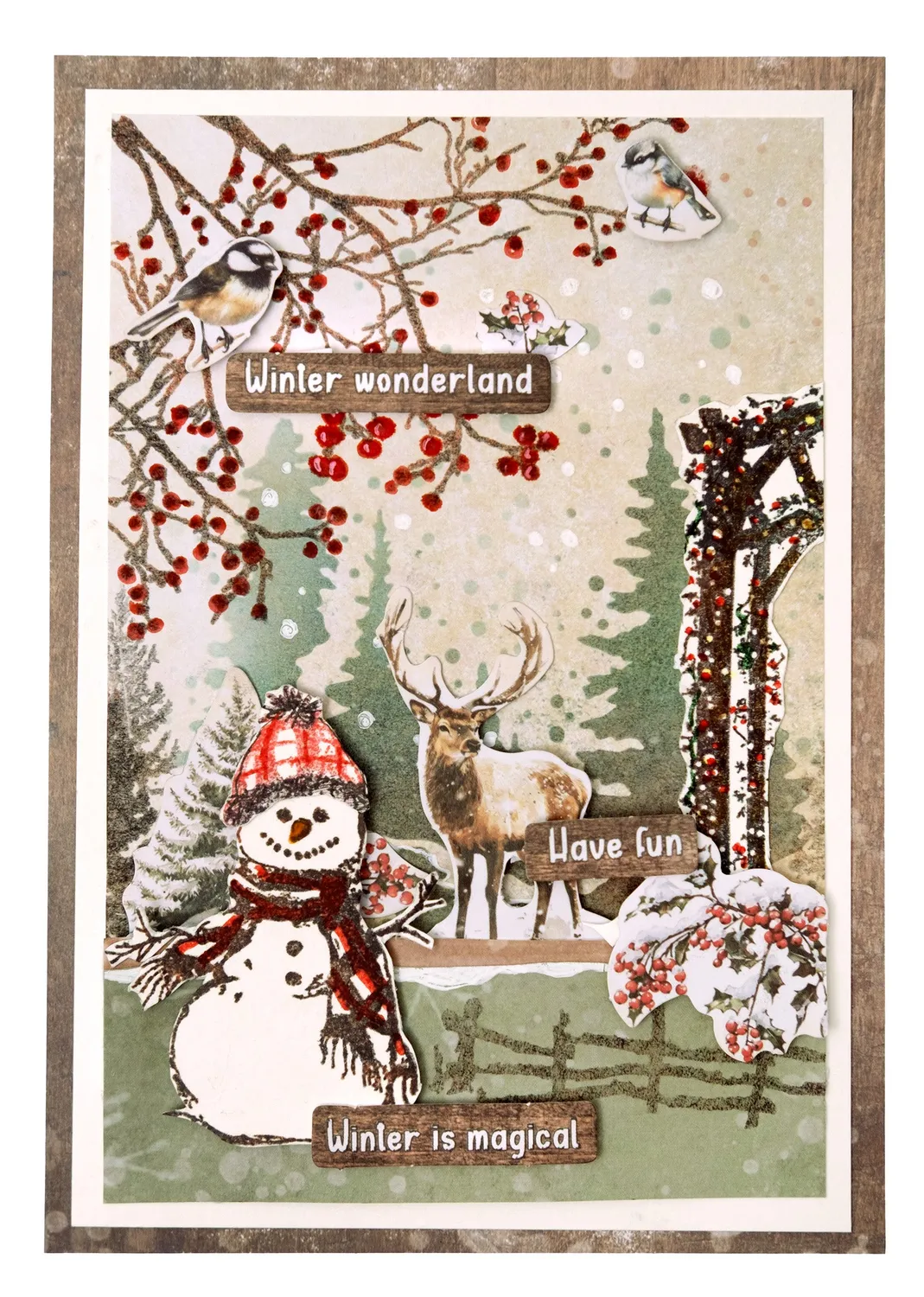 StudioLight Essentials Winterscape Clear Stamps Winterset