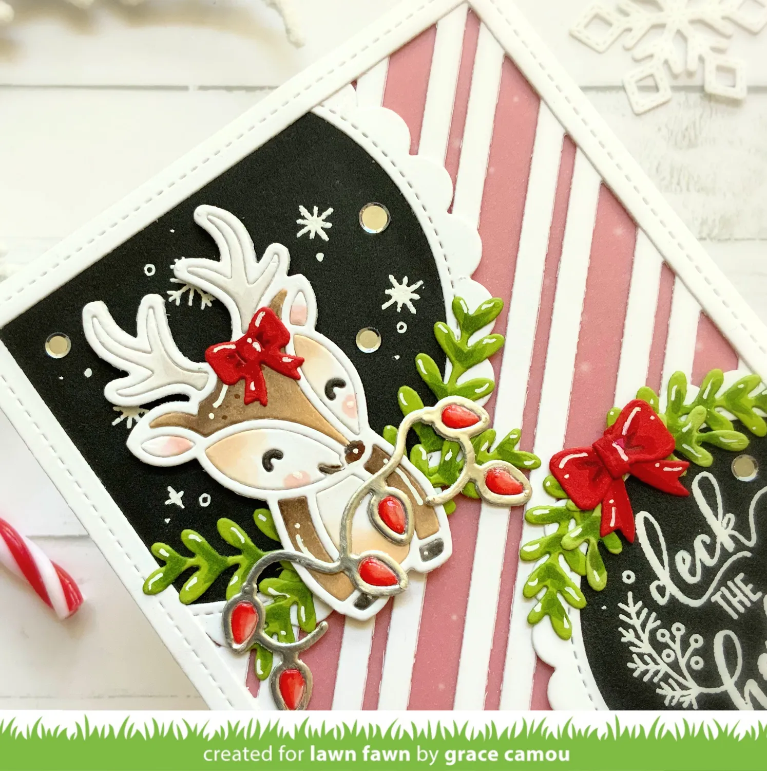 Lawn Fawn Lawn Cuts Cheery Deer LF2699 Stanzschablone Hirsch