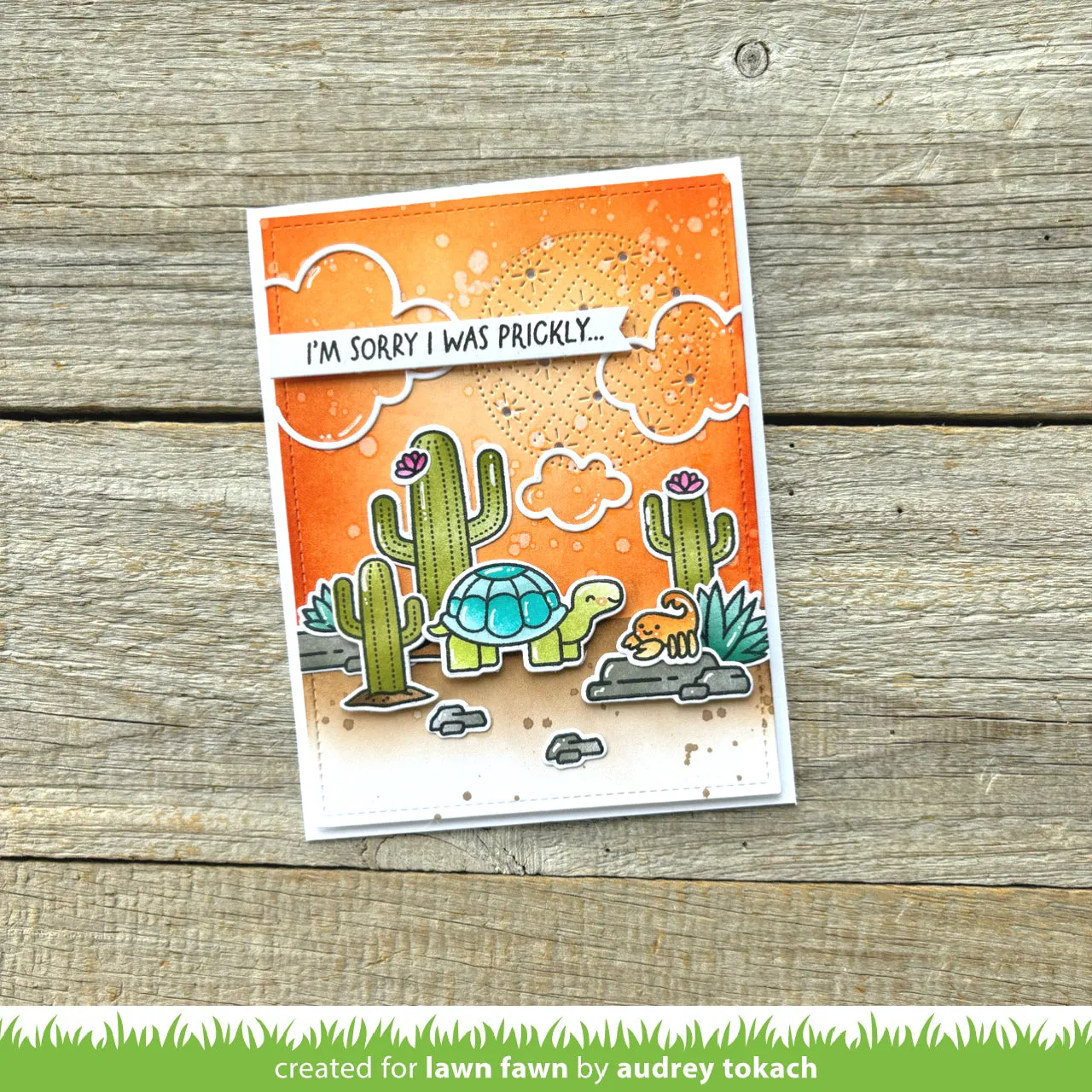 Lawn Fawn Critters in the Desert Coloring Stencils 2-teilig