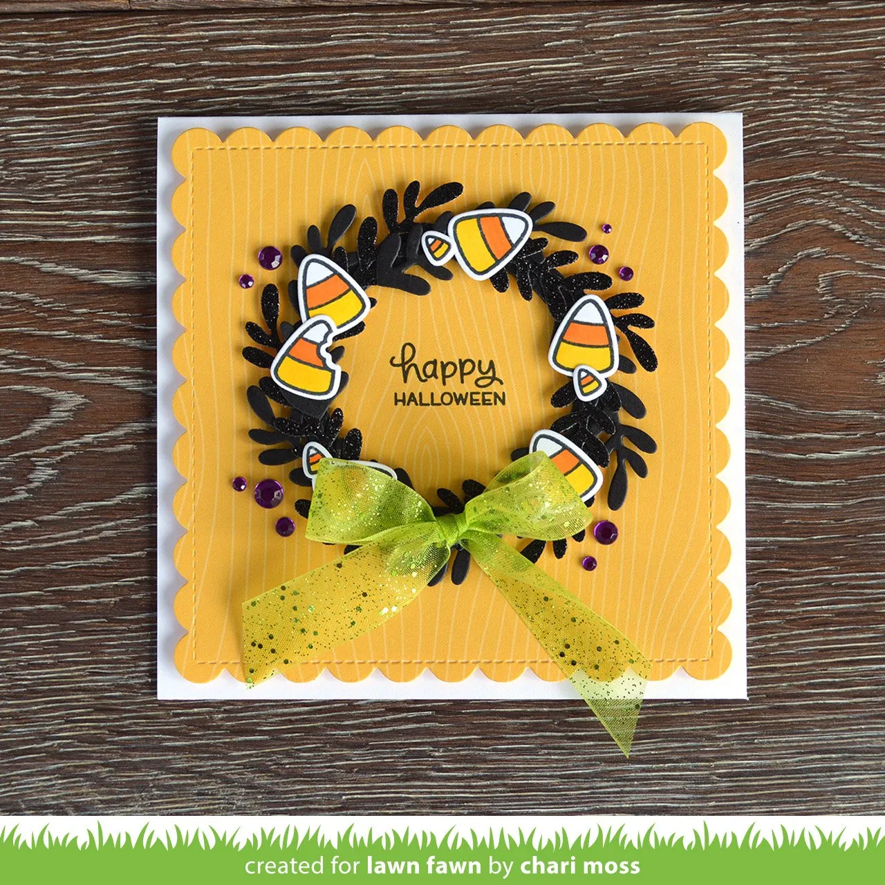 Lawn Fawn How You Bean? Candy Corn Add-On Stempelset Halloween