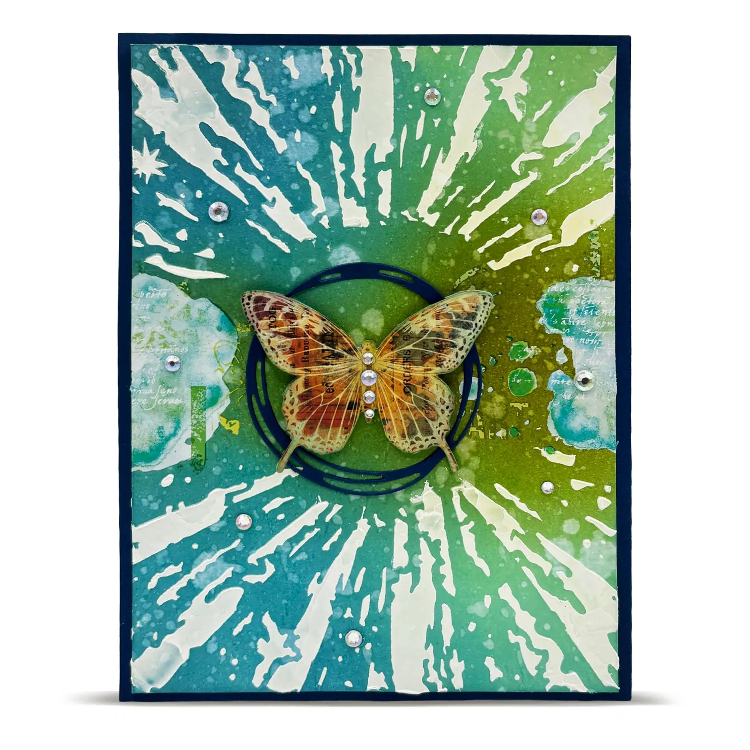 AALL and Create PC-259 Schablone Daybreak Pulse 15x15cm Mylar