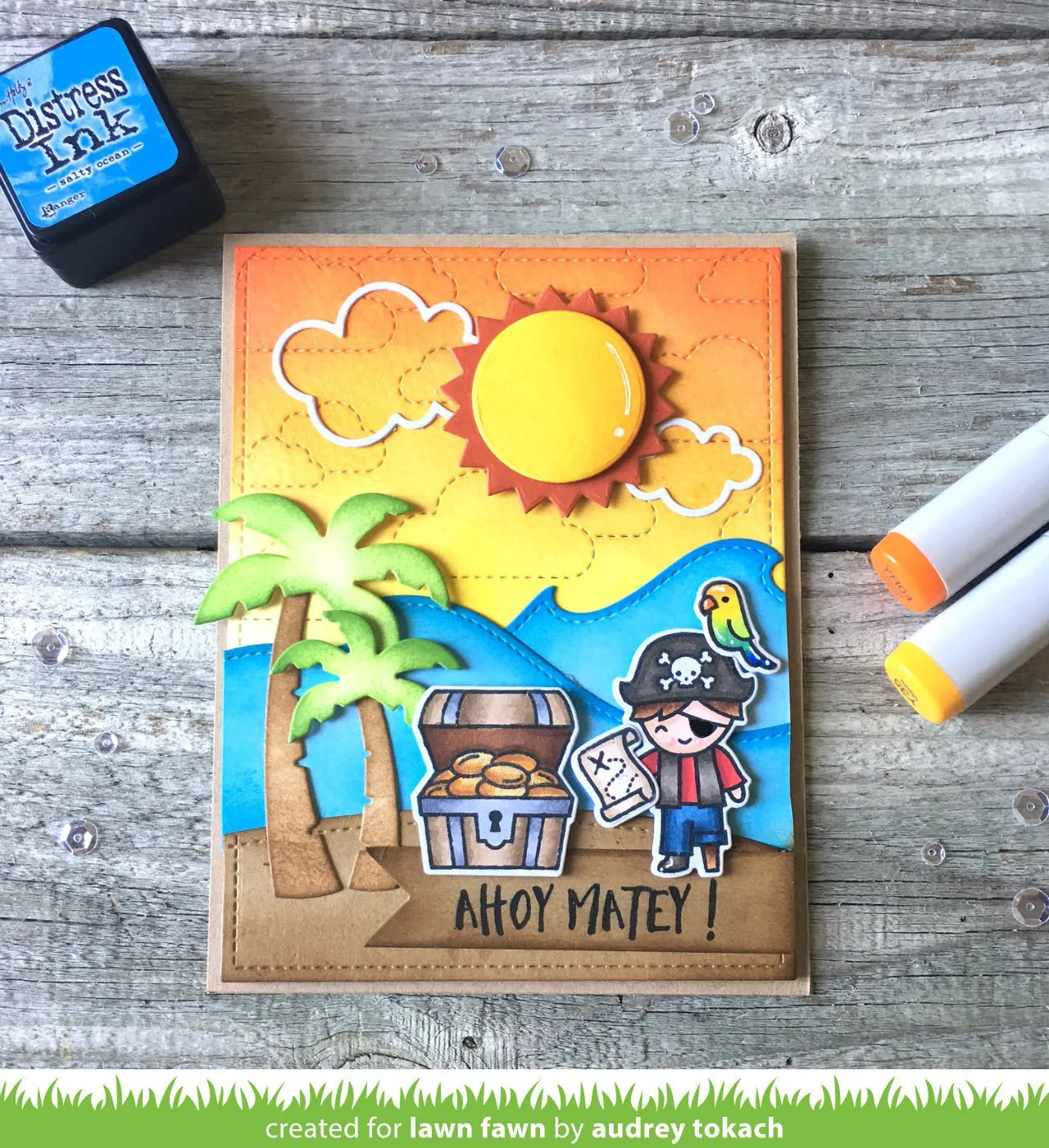 Lawn Fawn LF1424 Stitched Cloud Backdrop Stanzschablone portrait