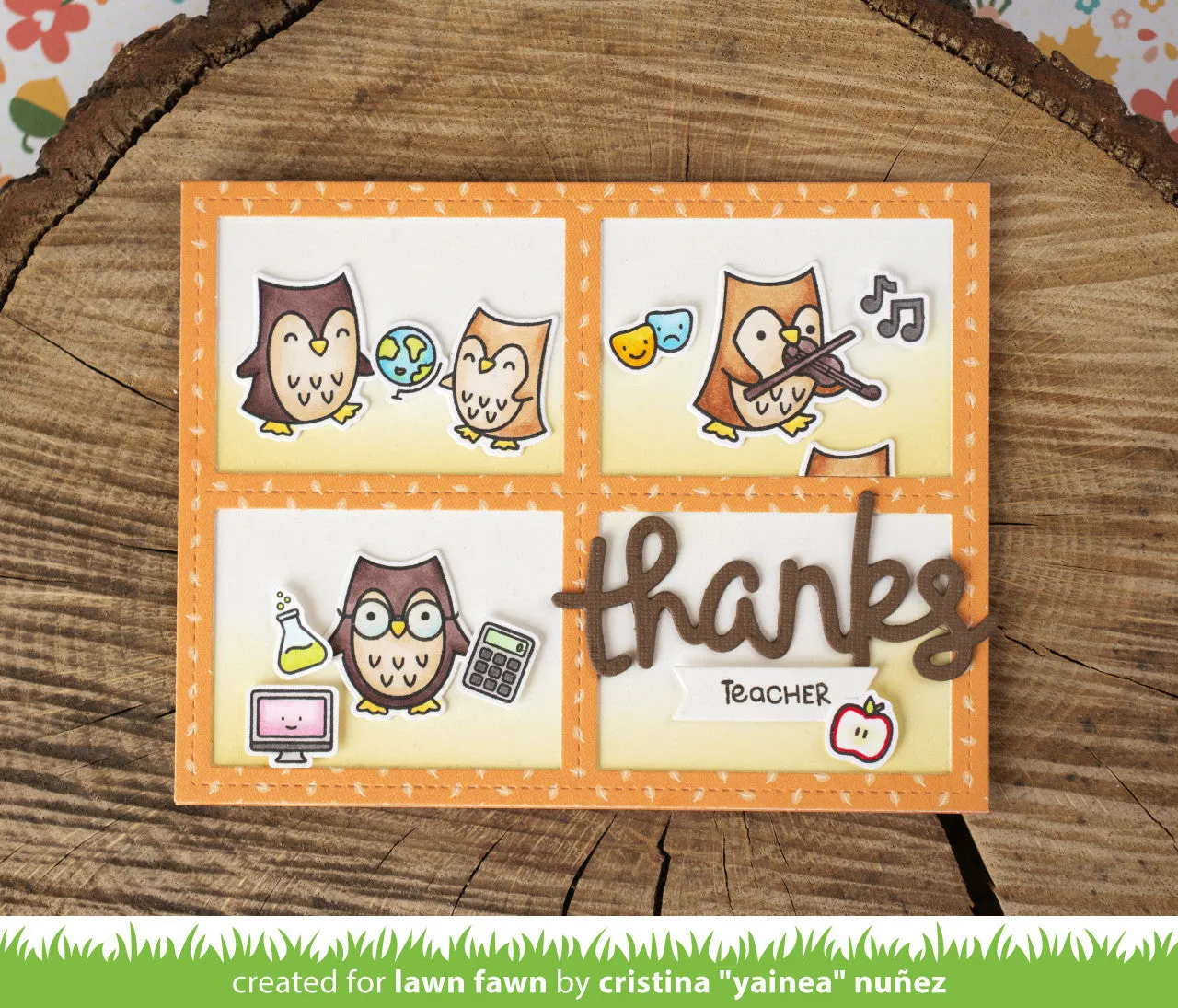 Lawn Fawn LF2064 Foursquare Backdrop Landscape Stanzen
