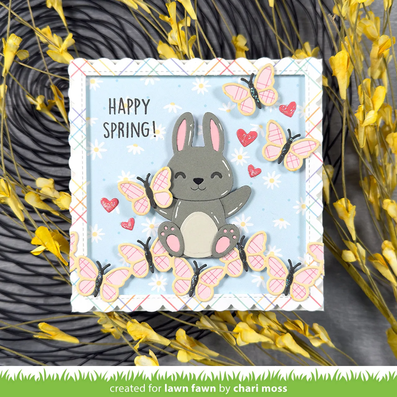 Lawn Fawn Butterfly Border Stanze 5-teilig Schmetterlinge