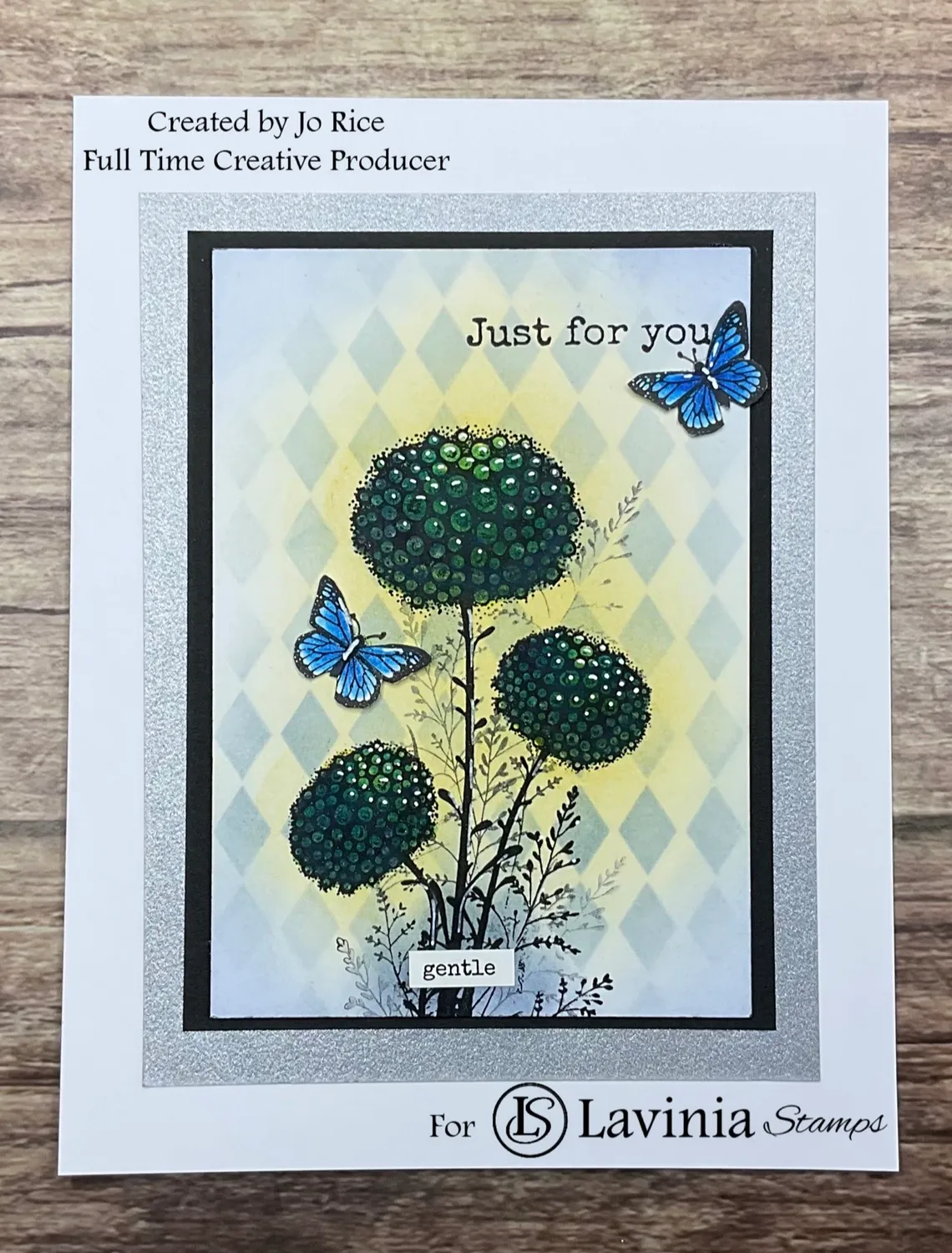 Lavinia Stamps Diamond Chequerboard Schablone Rauten
