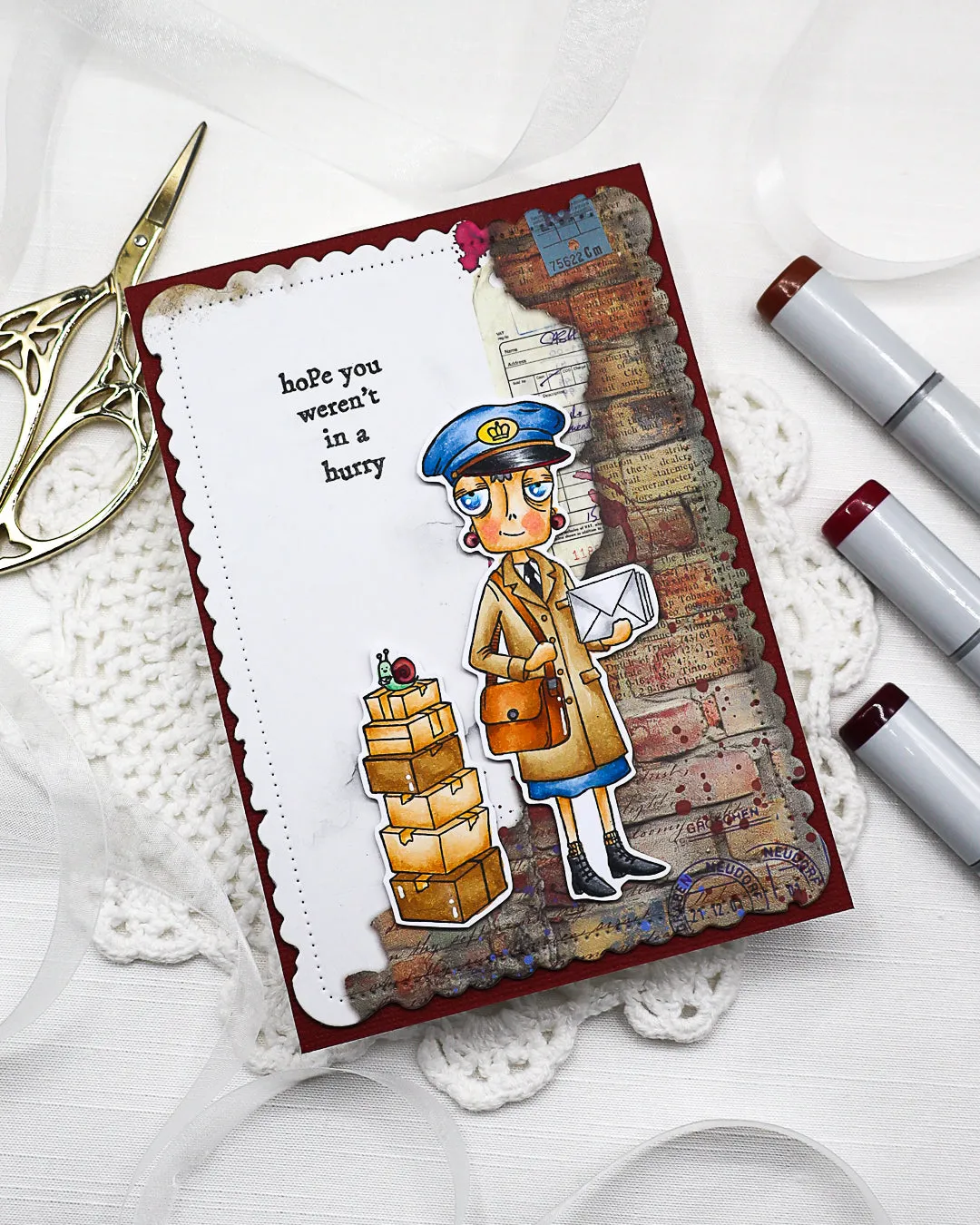 AALL and Create A7 TP-1379 Dee Delivers Stempelset 7 Stempel klar