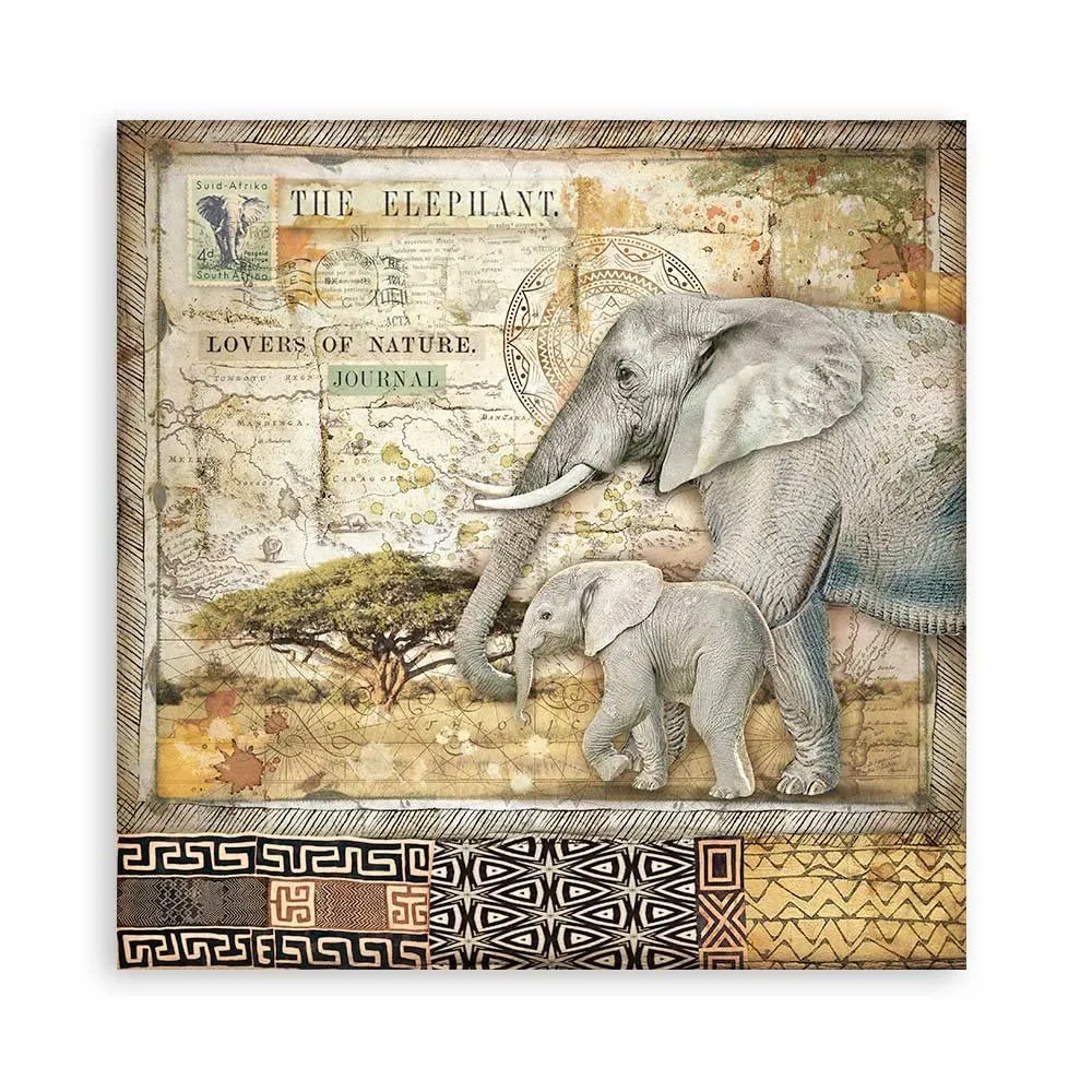 Stamperia Savana Scrapbooking Pad 6x6 10 Blatt