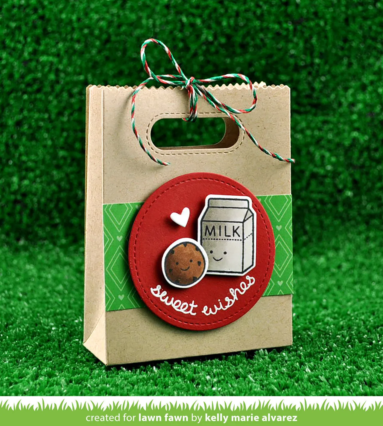 Lawn Fawn Lawn Cuts Goodie Bag Stanzen Tüte genäht