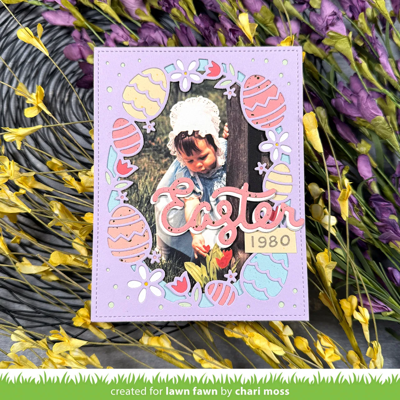 Lawn Fawn Scripty Easter Stanzen Wort Ostern