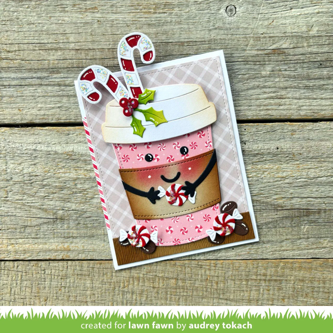 Lawn Fawn Coffee Cup Gift Card Holder LF3514 Stanzen