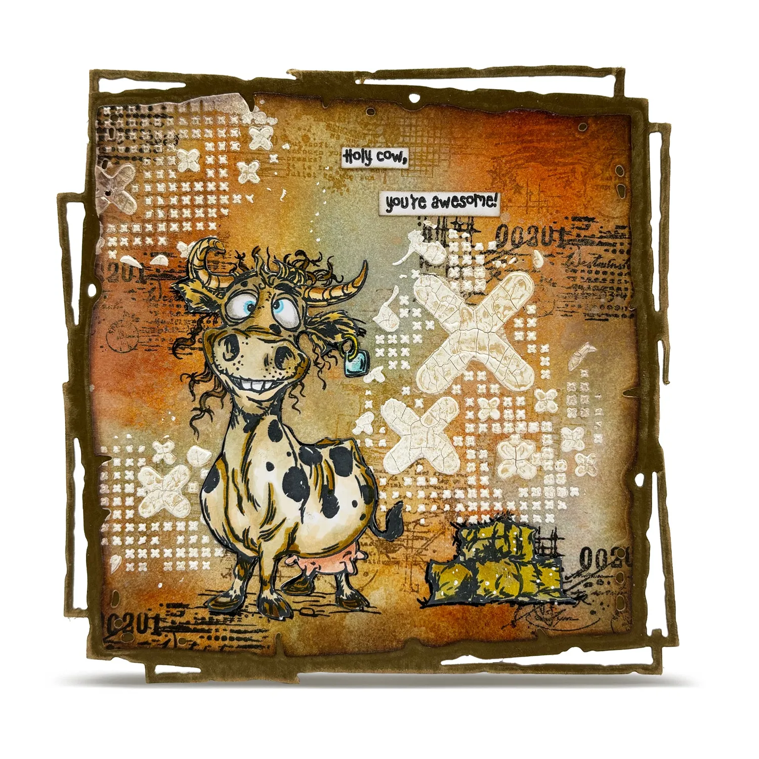 AALL and Create TP-1407 Holy Cow! Stempelset A6 Kuh