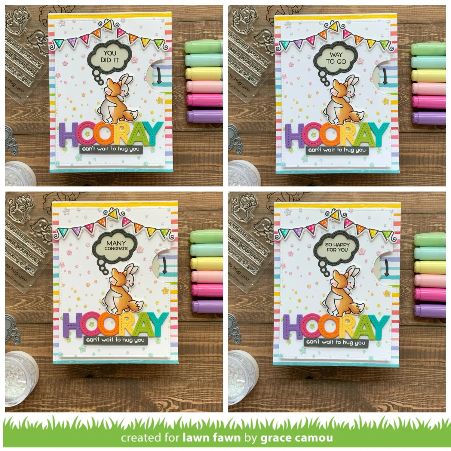 Lawn Fawn Reveal Wheel Thought Bubble Stanze Add-On