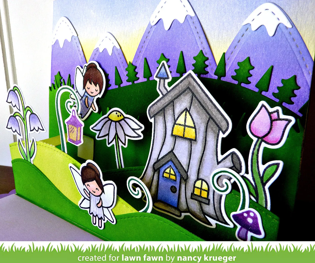 Lawn Fawn Forest Border LF773 Stanzschablone