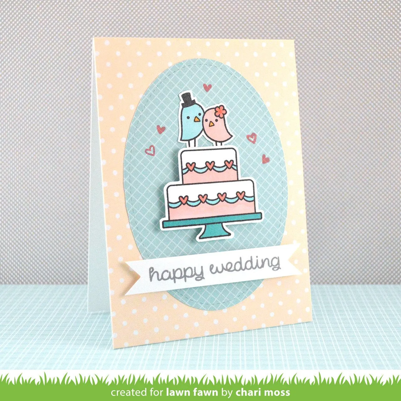 Lawn Fawn Happy Wedding LF887 Clear Stamps 25-teilig