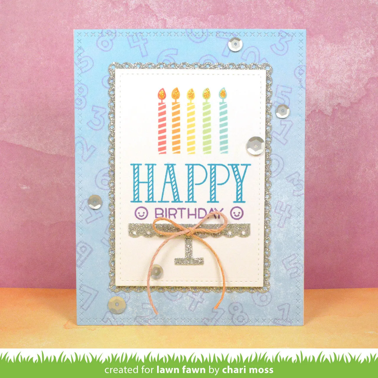 Lawn Fawn Plan on It Birthdays LF1340 Stempelset Geburtstag