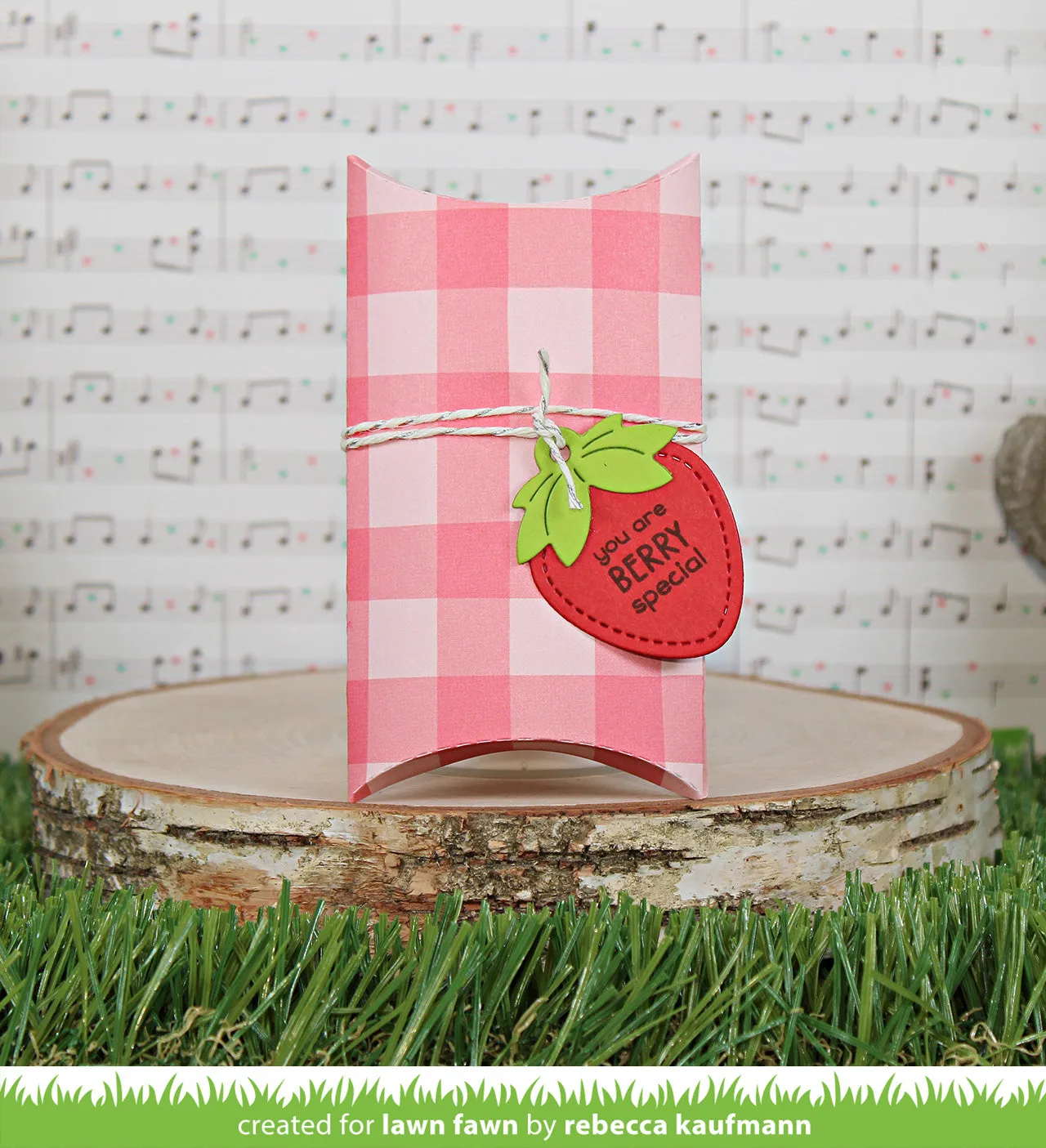 Lawn Fawn Tiny Tag Sayings Fruit Clear Stamps Sprüche