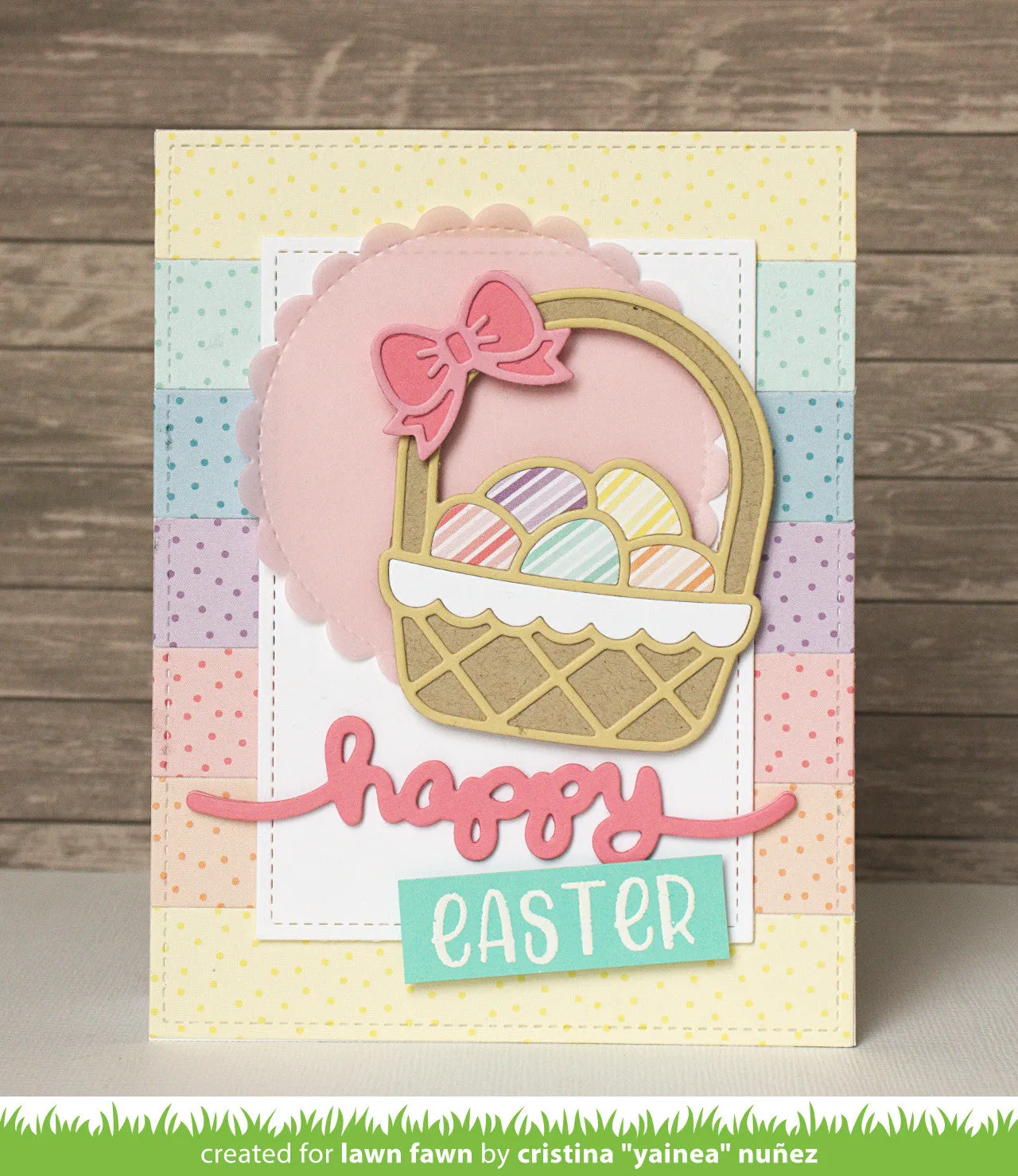 Lawn Fawn Eggcellent Easter Basket Stanzschablonen Ostern