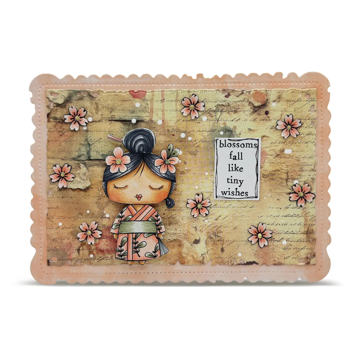 AALL and Create TP-1354 Stempelset A Moment To Blossom A7
