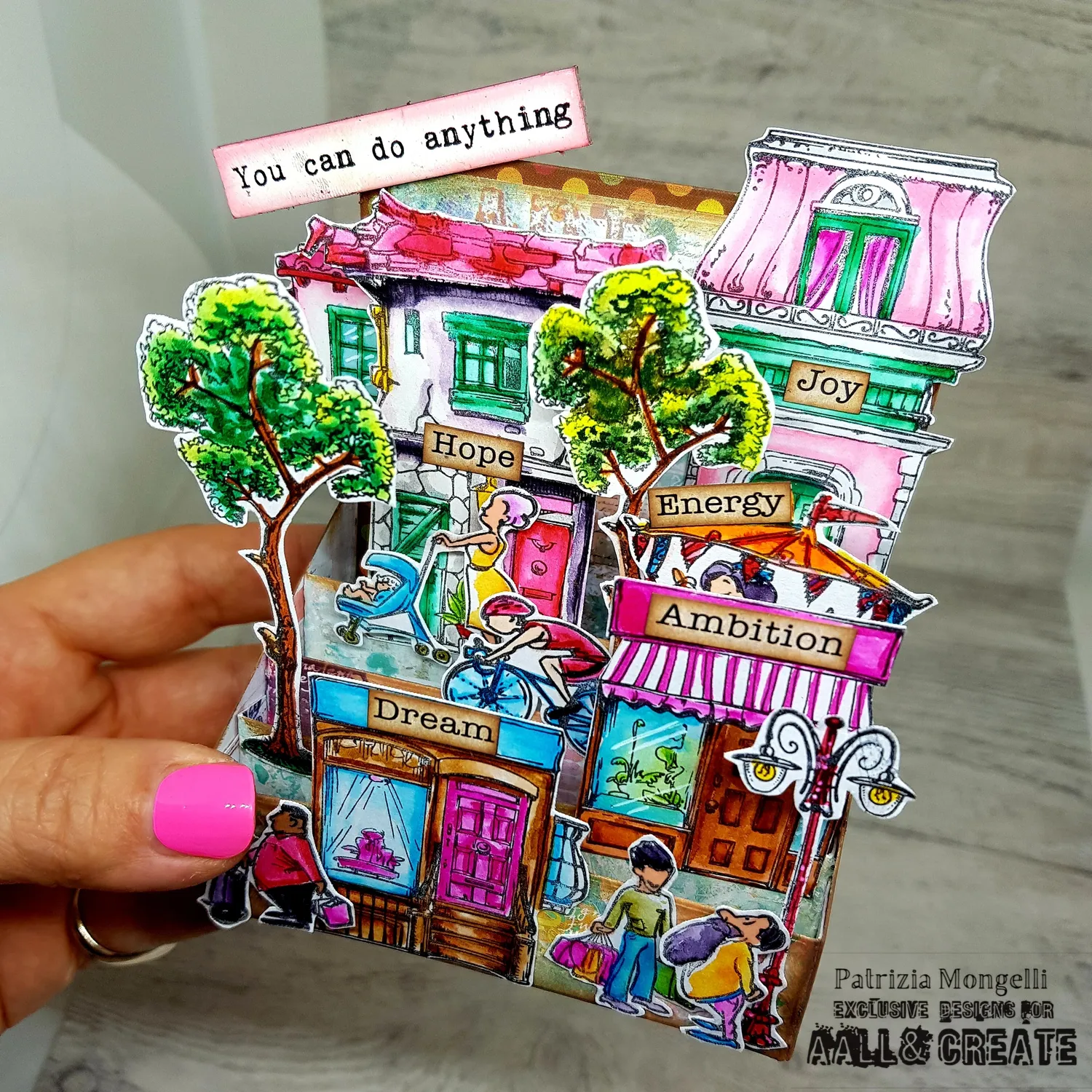 AALL and Create A5 TP-1232 Gang Avenue Stempelset 23 Stempel klar