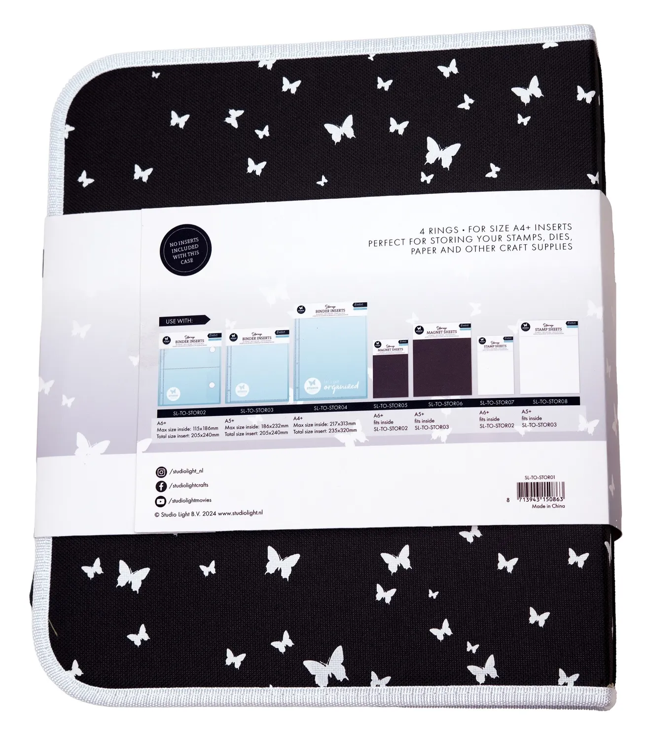 StudioLight Essentials Storage Binder A4+ Ordner