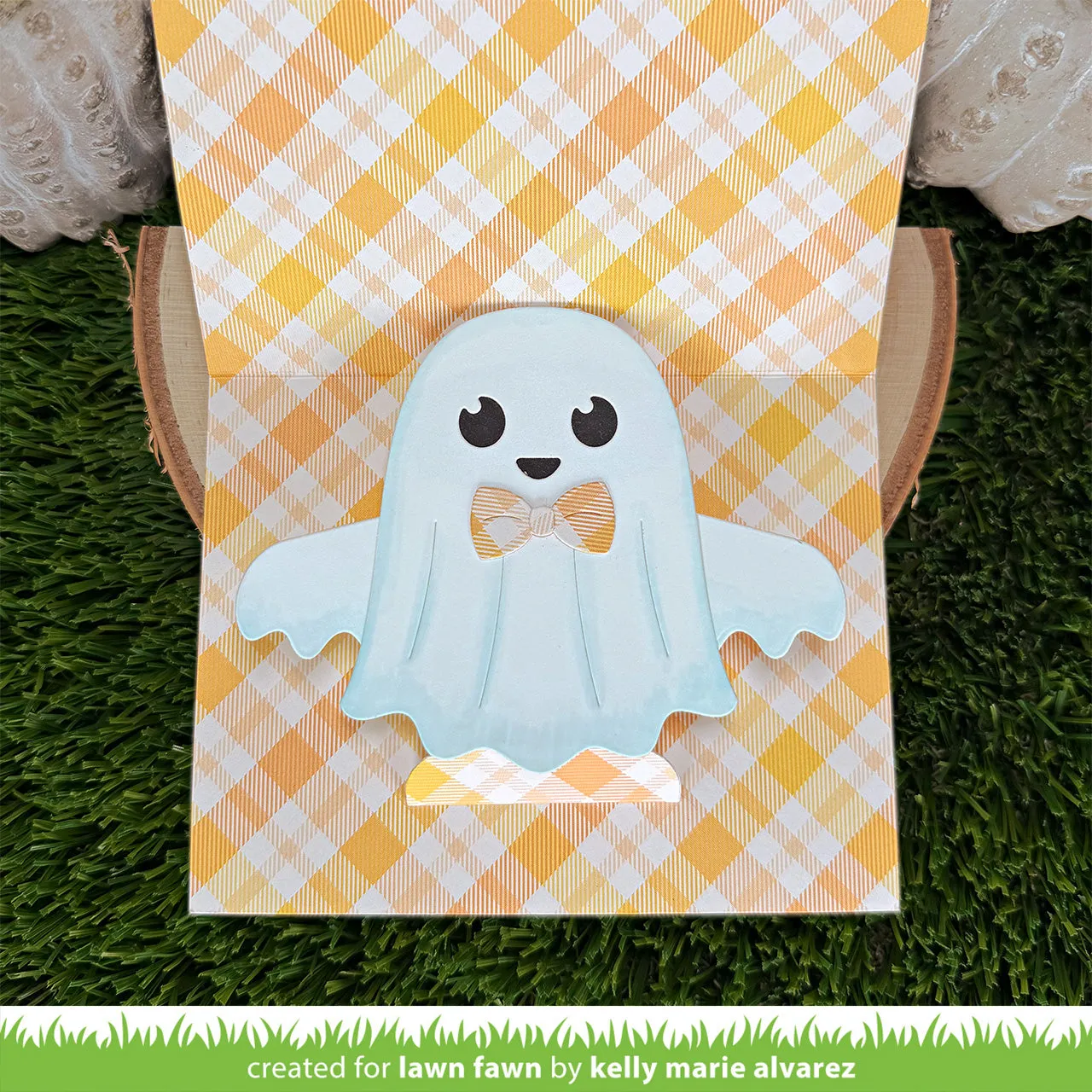 Lawn Fawn Big Hugs Ghost Stanze 4teilig Halloween