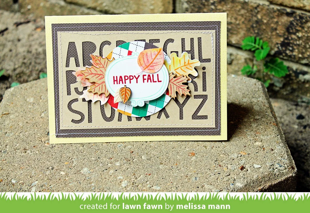 Lawn Fawn Lawn Cuts Finley's ABCs Stanzschablonen Alphabet