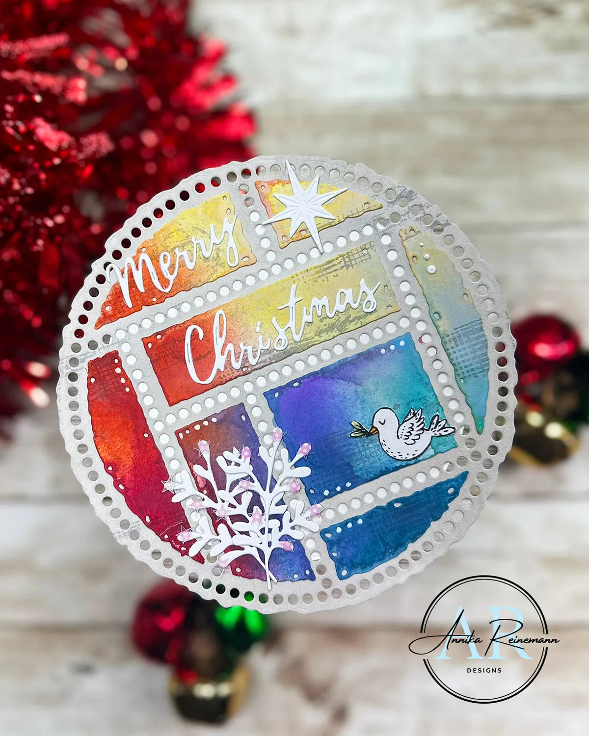 AALL and Create Festive Cheer Stanzschablonen Bundle 3 Dies Weihnacht