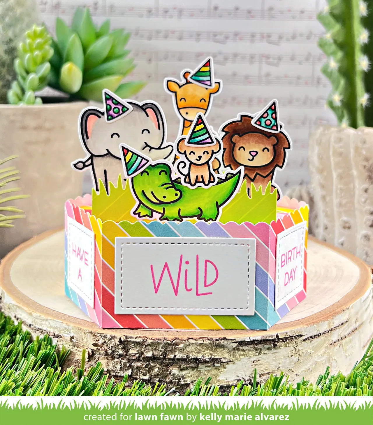 Lawn Fawn Platform Pop-Up Lawn Cuts Stanzschablonen interaktiv