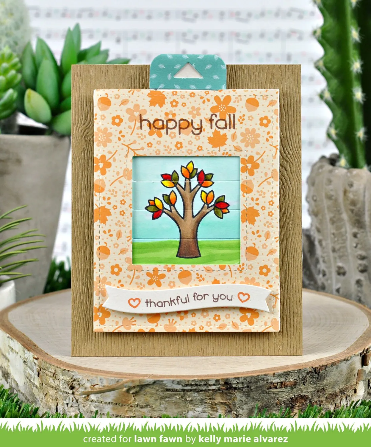 Lawn Fawn Tree Before 'n Afters LF2018 Clear Stamps 4 Jahreszeiten