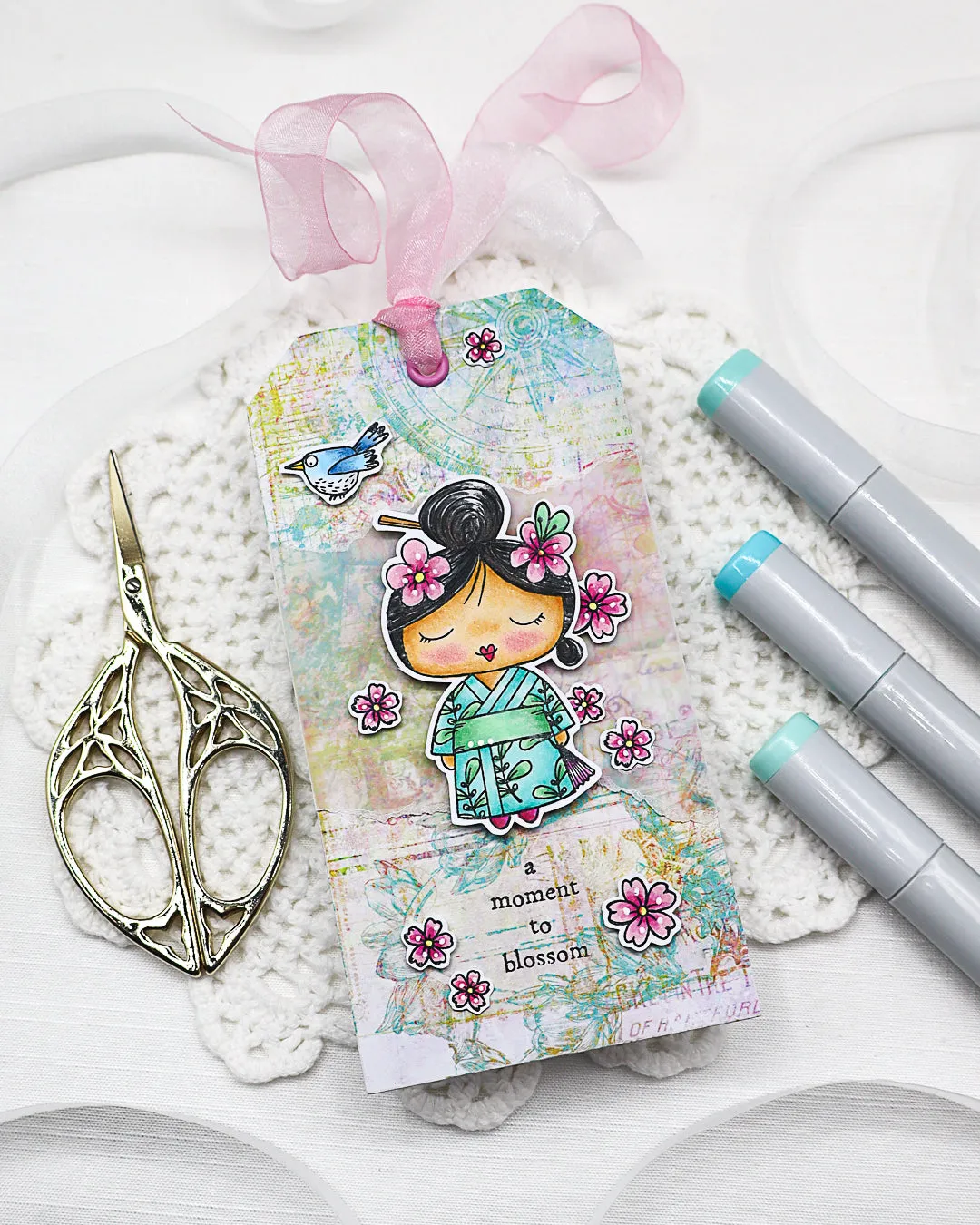 AALL and Create TP-1354 Stempelset A Moment To Blossom A7