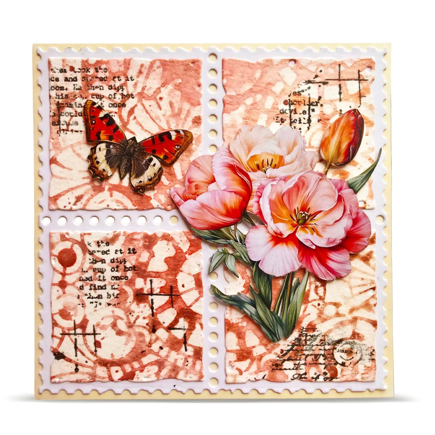 AALL and Create PC-273 Comme Une Verrière Schablone 15x15 Mylar