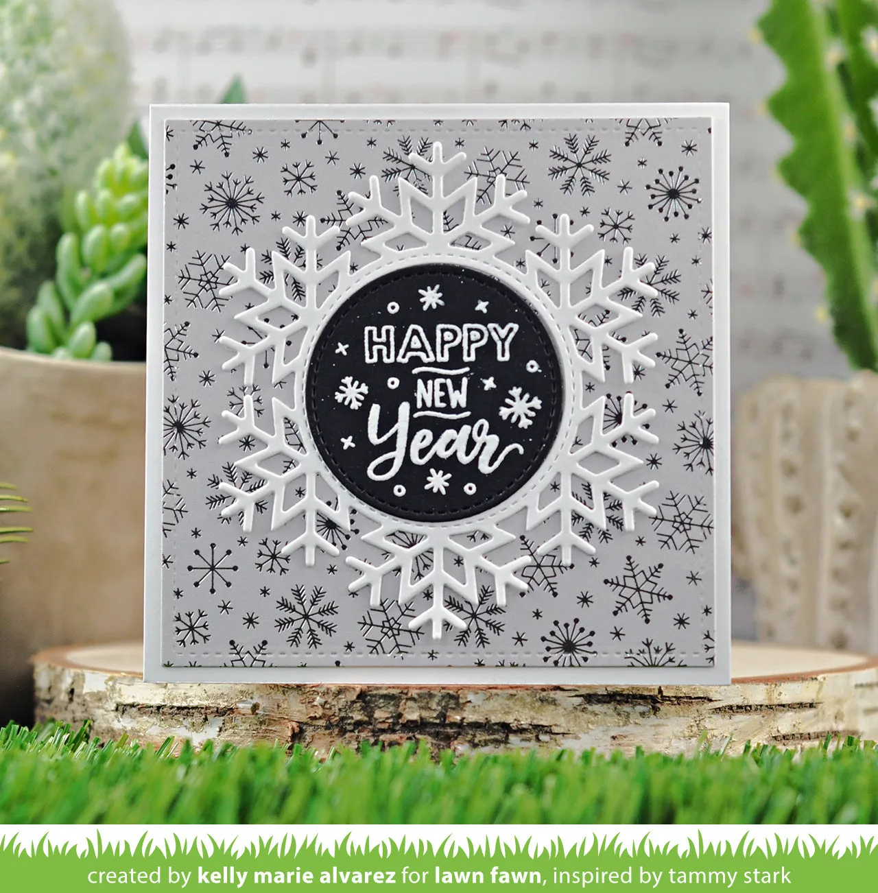 Lawn Fawn Magic Holiday Messages Stempelset Grüße