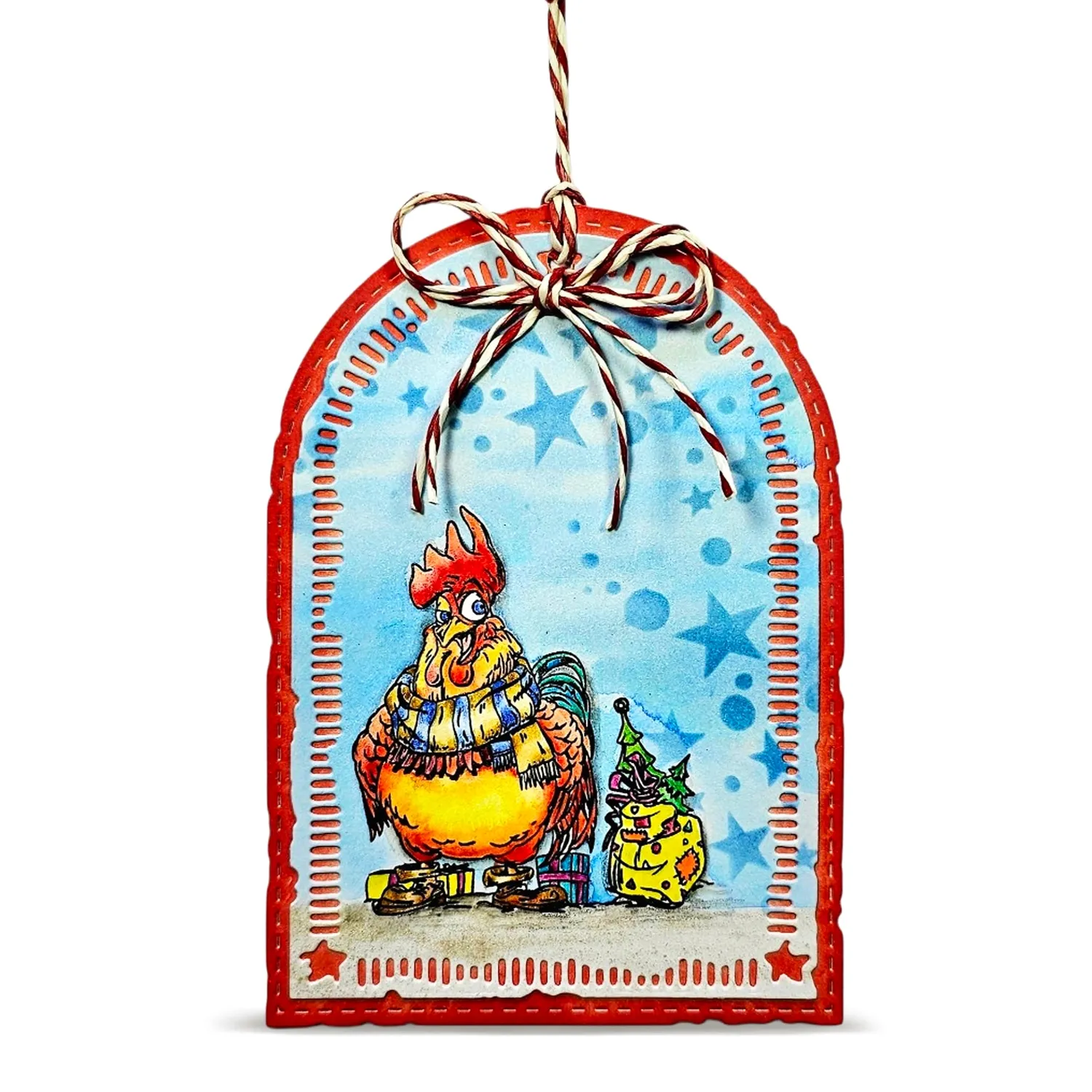 AALL and Create TP-1494 Chickmas Chaos Clear Stamps A6 Huhn-Motiv