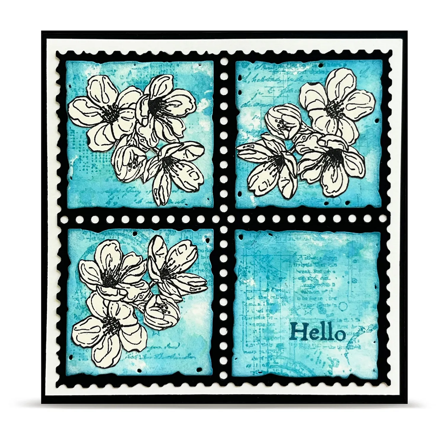 AALL and Create DI-111 Splintered Tiles Stanzschablone 5-teilig