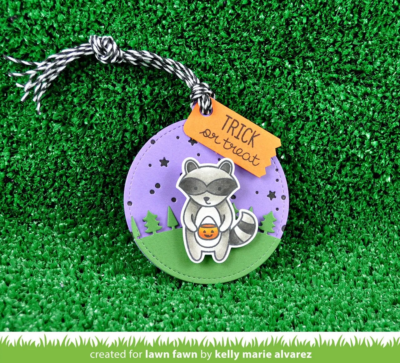Lawn Fawn Stitched Circle Tags Stanzen 3 Anhänger