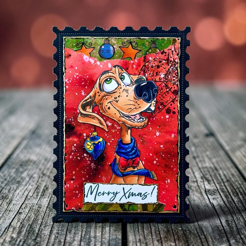 AALL and Create TP-1493 Merry Woofmas Clear Stamps A6 Hund